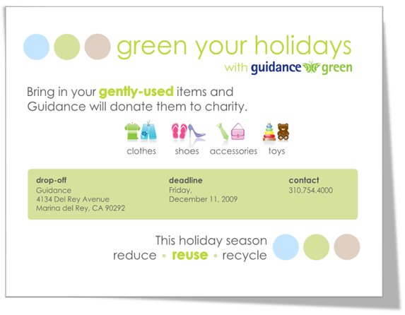 Green Your Holidays with Guidance Green